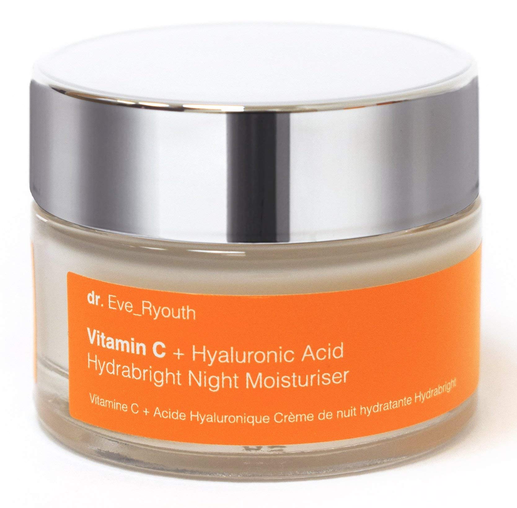 DR.EVE_RYOUTH Vitamin C Night Cream for Sun And Age Spots, Vitamin C + Hyaluronic Acid Hydrabright Face Cream, Long-Lasting Hydration Night Moisturiser