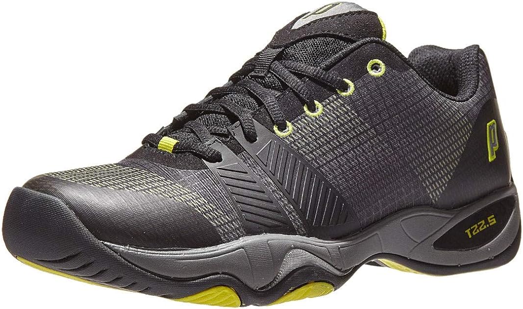 Prince T22.5 Men's Tennis Shoe (Black/Yellow) Amazon.ca Shoes & Handbags