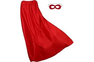 DONGYICS Unisex Adults DIY Capes Superhero Costume for Women and Men