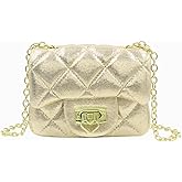 ZGMYC Little Girls Toddlers Crossbody Purse Leopard Pattern Shoulder Bag Handbag with Chain Strap