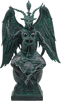 Large 15H Church of Satan Baphomet Sabbatic Goat Idol Satanic Occultic