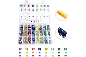 MulWark 272pc Assorted Standard Auto Car Truck Blade Fuses Set- 5A 7.5A 10A 15A 20A 25A 30A-ATC/APR/ATO+ATM Mini-Automotive-Blade-Fuse Assortment Kit