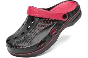 VZQ Women and Men Arch Support Clogs Slip-on Garden Shoes Outdoor Beach Slippers Sandals with Plantar Fasciitis Feet Cushion Insoles