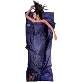 COCOON Insect Shield Silk TravelSheet | Built-in Insect Shield protection, Breathable travel sleep sack, Compact sleeping bag liner for camping and hostels