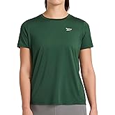 Reebok Womens Stretch Mesh Short Sleeve Crewneck T-Shirt