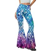 Bulopur Women High Waisted Yoga Flare Pants Bootcut Leggings Pants Workout Trousers Wide Leg Sweatpants