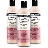 Aunt Jackie's Curls and Coils Knot On My Watch Instant Hair Detangling Therapy for Natural Curls, Coils and Waves, Enriched with Shea Butter, 12 oz (Pack of 3)