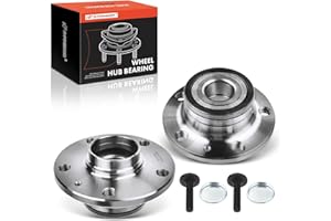 A-Premium 2 x Rear Wheel Bearing and Hub Assembly Compatible with Audi Volkswagen - 2005-2022 - Q3, TT, Beetle, CC, EOS, Golf