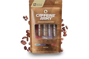 CAFFEINE ARMY Variety Pack | Comprehensive Functional Coffee with MCTs, CoQ10, Collagen and Adaptogens: Clean Energy + Supports Daily Attention, No Jitters or Crash |12 Stick (4.02 oz)