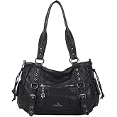 Angel Kiss Shoulder Bag For Women Multi Pocket Retro Hobo Handbags Satchel Tote Bag