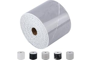 SYYKDEF Peel and Stick Waterproof Wall Border Bathroom Mirror Frame Border Sticker Self Adhesive Wall Edging Lines Foam Wall Base Moulding Trim for Home Decoration(32.8 Ft x 3.9 in)