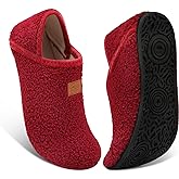 Fires Womens Mens Slippers with Rubber Sole Soft-Lightweight House Slipper Socks Around House Shoes Non Slip Indoor/Outdoor