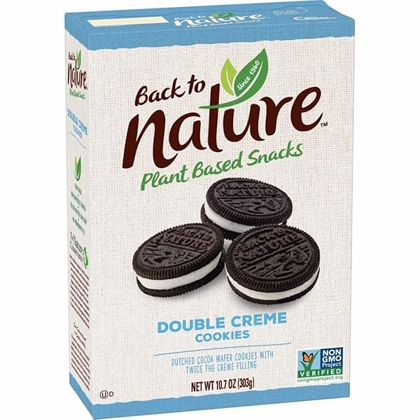 BACK TO NATURE DOUBLE CREME SANDWICH COOKIES –...