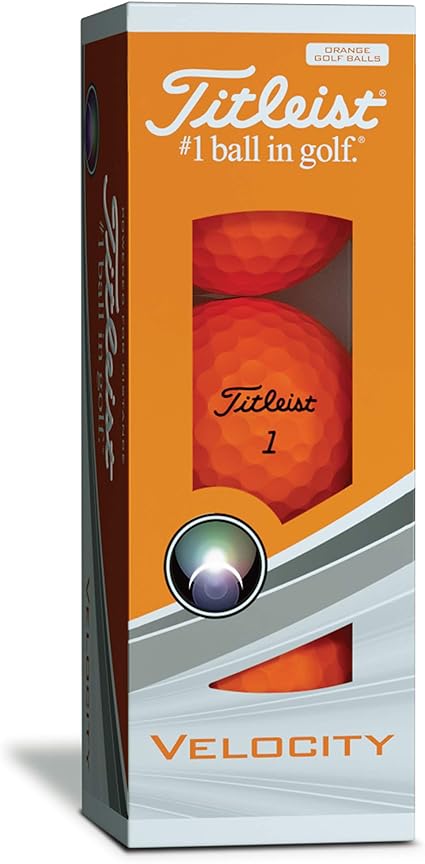 titleist velocity matte orange