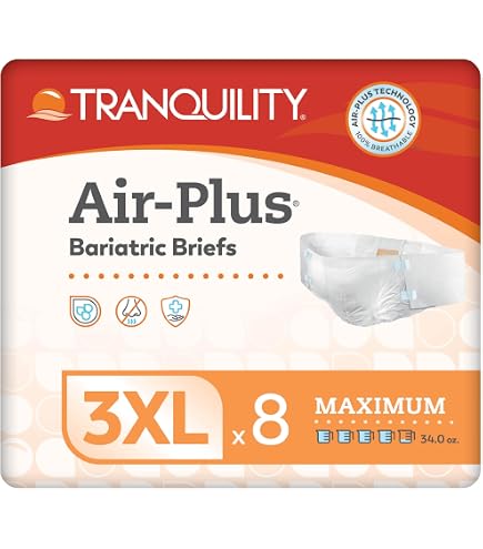 Amazon.com: Tranquility Bariatric Disposable Briefs 3X-Large with