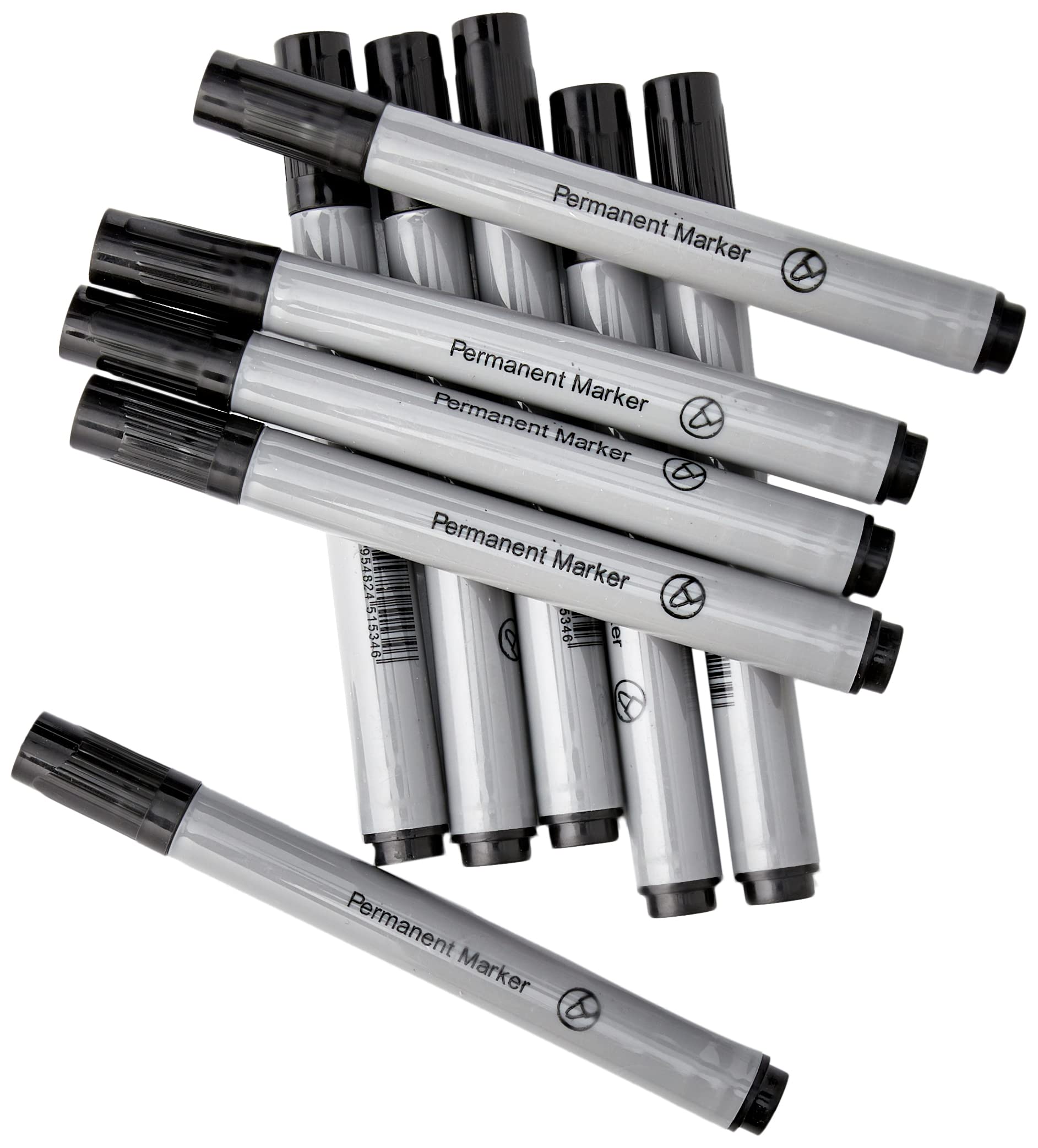 Whitebox Wx26045a Permanent Marker with Bullet Tip - Black