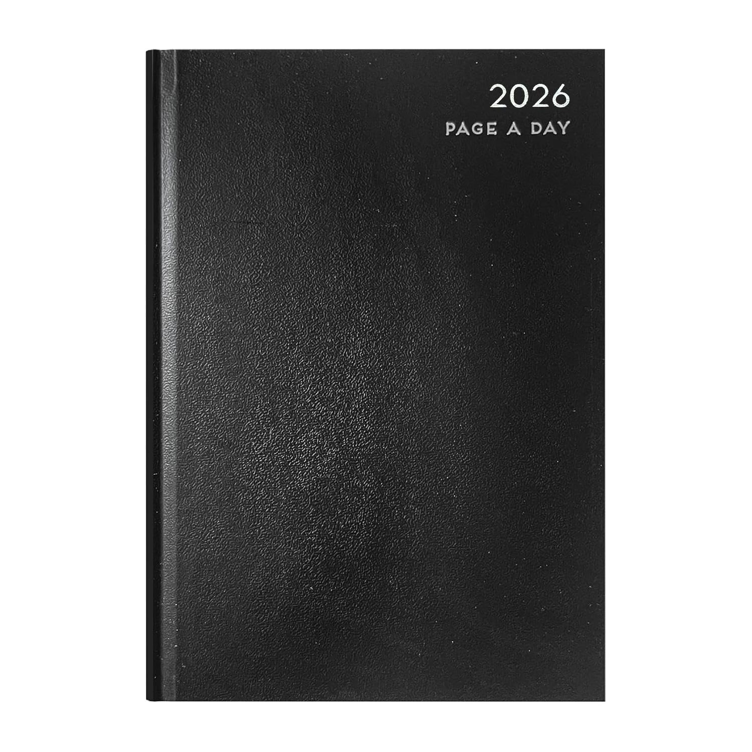 MantraRaj 2026 A4 DAP Hardback Day To Page Diary With Half Saturday And Sunday Page Year Planner for Business, Office, Home, Traveling, Appointments (Black)
