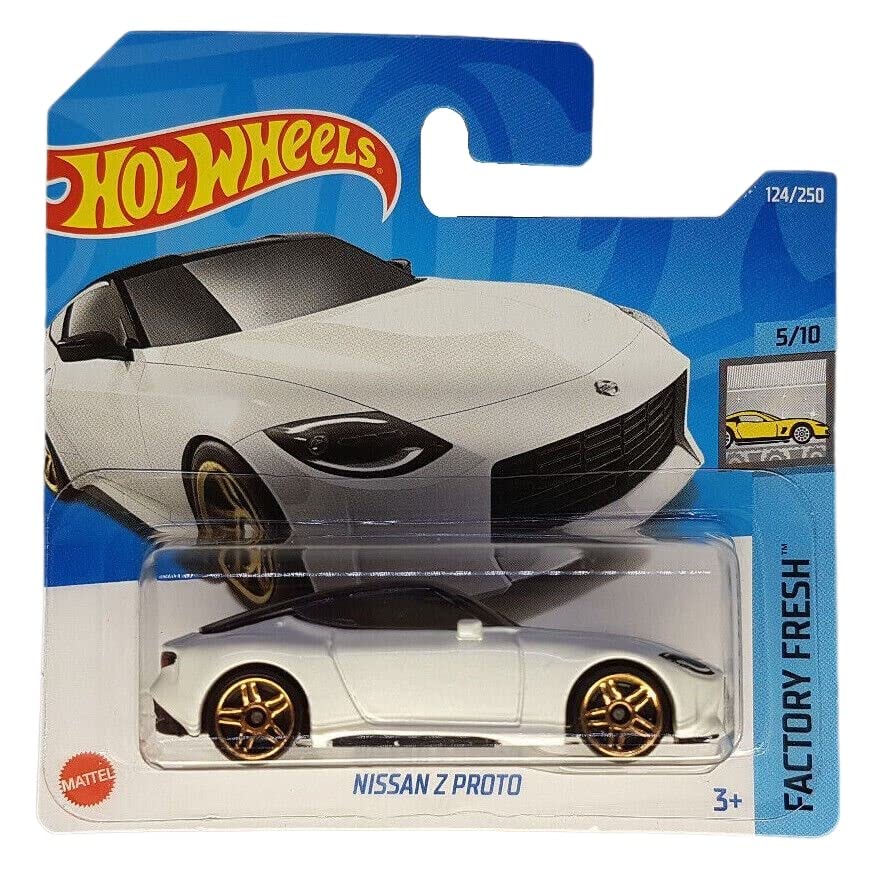 Hot Wheels - Nissan Z Proto - Factory Fresh 5/10 - HCX34 - Short Card - White - Mattel 2022