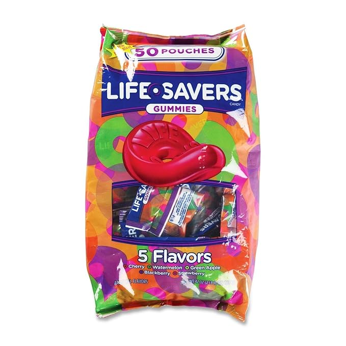 MJK21985 Lifesavers, five flavor Gummies, 42oz Gummy Candy Grocery & Gourmet Food