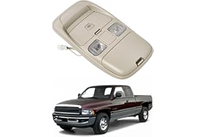 Dimeani Overhead Console Compatible with 1998 1999 2000 2001 2002 Dodge Ram 1500 2500 3500 Cab Interior Ceiling Dome Map Read