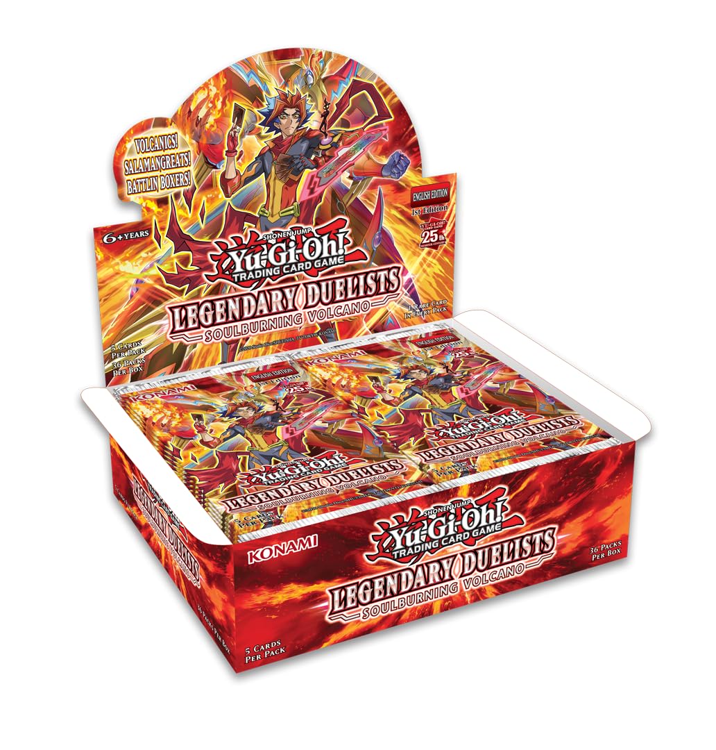 Yu-Gi-Oh! Legendary Duelists: Soulburning Volcano Booster Box Display (36 packs, 5 cards per pack)