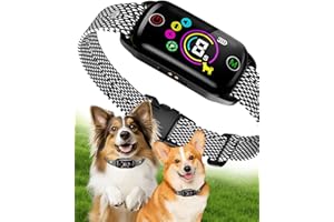 LYKANI Dog Bark Collar for Large Medium Small Dogs,Smart Automatic AI Bark Collar for Dogs,Effective Anti-Barking Training Collar, with IP67 Waterproof, 4 Safe Training Modes and 8-Level Sensitivity