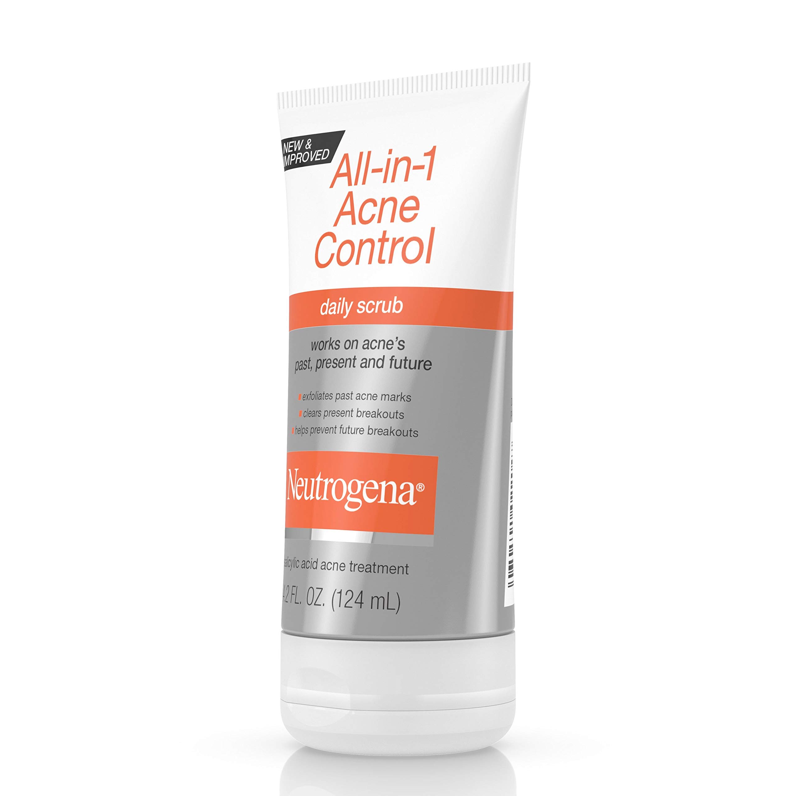 Neutrogena AllIn1 Acne Control Daily Face Scrub to Exfoliate and