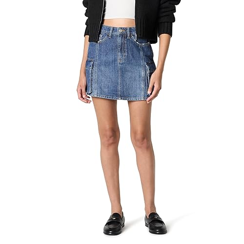 The Drop Women’s Liliya Cargo Mini Skirt, Medium Stone, XS