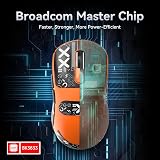 ATTACK SHARK X3 49g Super Light Gaming Mouse PixArt 3395 26000 DPI BT USB-C view 7