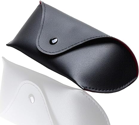 Amazon Felimoa メガネケース おしゃれ 高級感 レイバン風デザイン ボダン留めタイプ マットブラック Felimoa 生活雑貨 通販