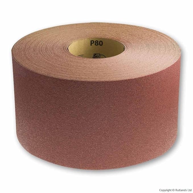 MIRKA Red 80G Sandpaper Rolls 50mx115mm (41/2)" Amazon.co.uk DIY & Tools