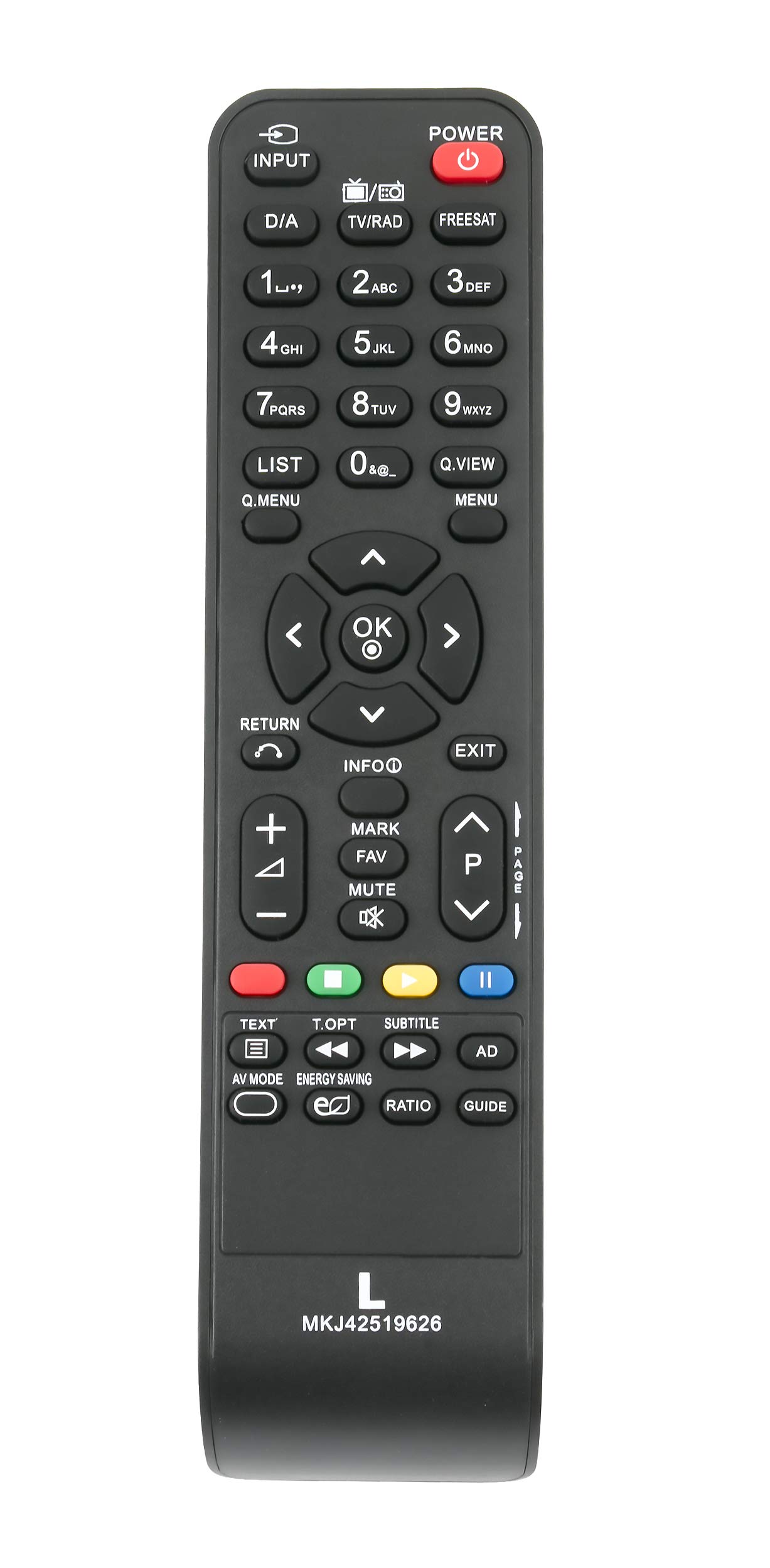 Vinabty MKJ42519626 Remote Control Compatible with LG 32LH4010 32LH4020 32LH4900 32LH5010 32LH5020 42LF7700