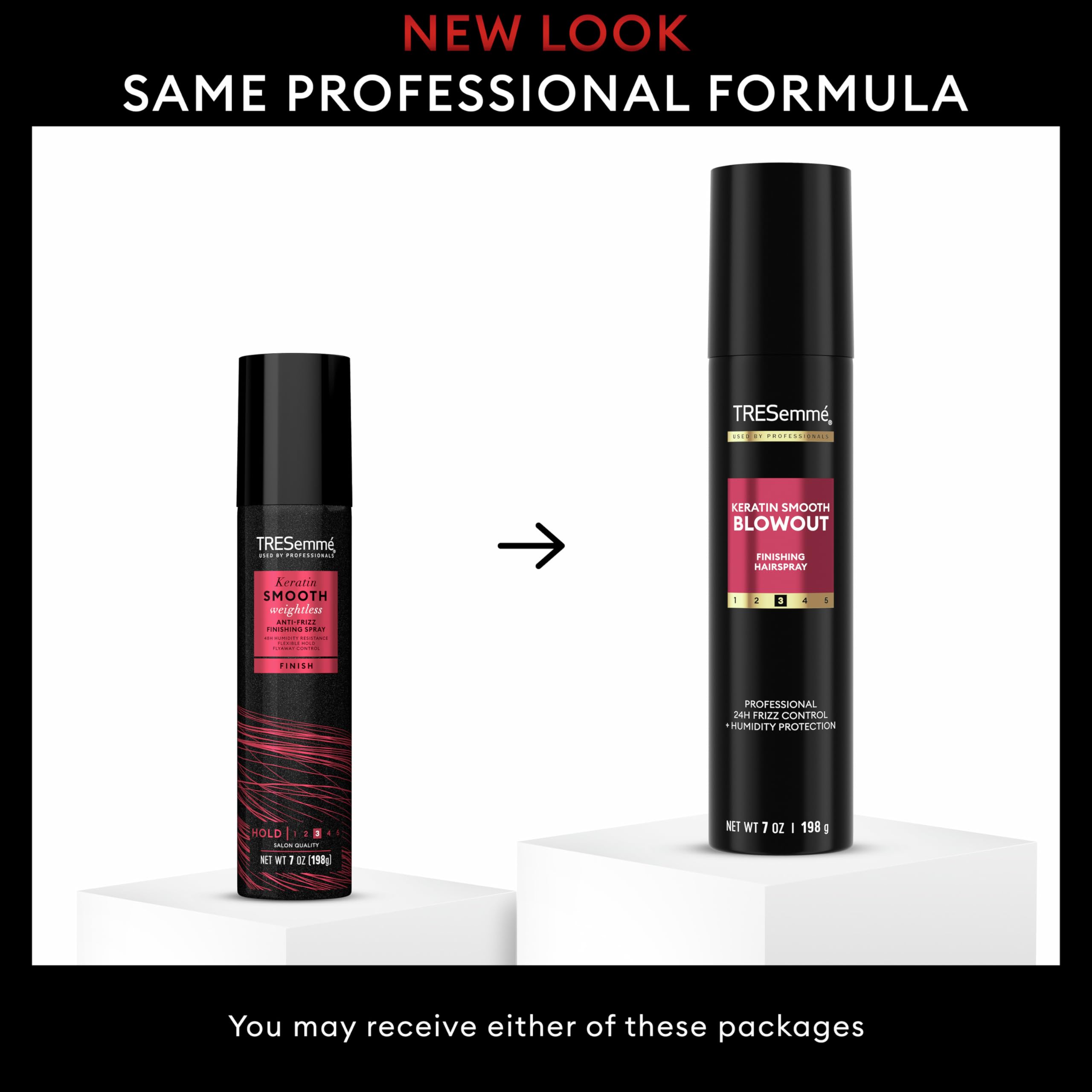 TRESemmé Anti-Frizz Finishing Spray Keratin Smooth for Flexible Hold | Weightless | 7 Fl Oz