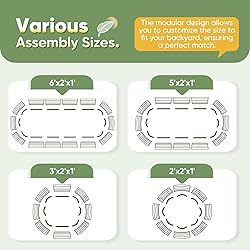 KING BIRD Raised Garden Bed Kit 2025 Upgraded