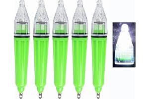 Deep Drop LED Fishing Light Waterproof Underwater Fishing Light Flashing Night Attractive Bait Lure Lamp Tools 5 Colors 4.7in