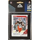 Cleveland Browns 2024 Donruss Factory Sealed 10 Card Team Set Featuring Nick Chubb and a Jamari Thrash Rated Rookie Card Plus