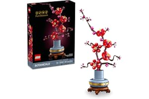 LEGO® Botanicals Flor de Ciruelo Plantas de Interior Decorativas para adornar Cualquier Espacio en el hogar u Oficina con Unas Hermosas 10369