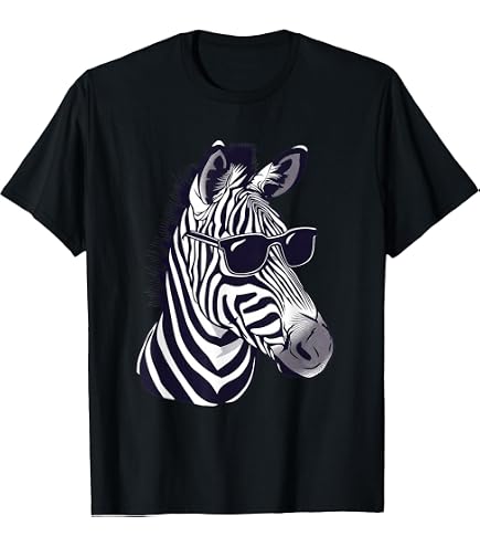 Amazon.com: Zebra Shirt Women Men T Shirts Zeabra T-Shirt