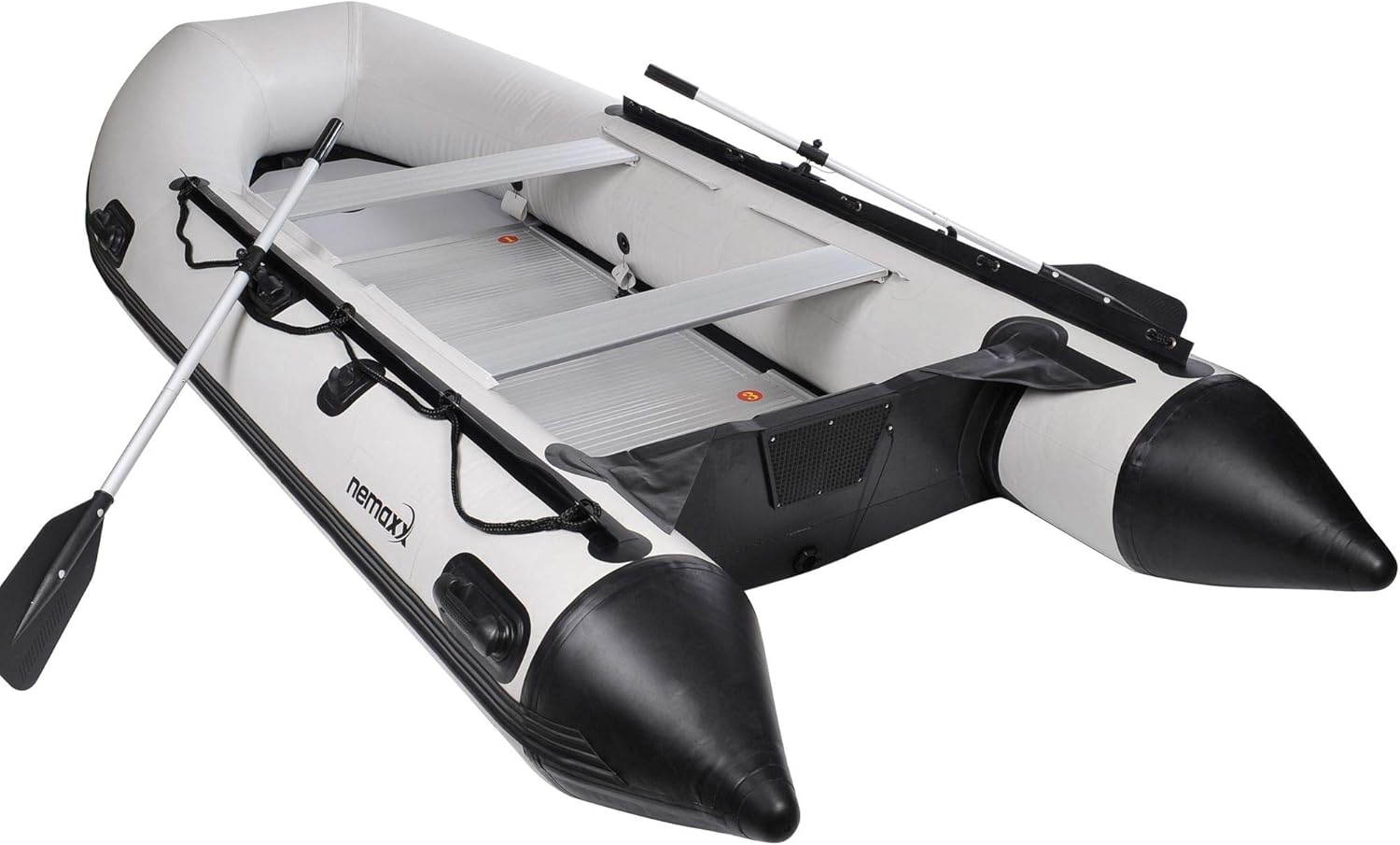 NEMAXX Professional Schlauchboot ZB 330 cm, Paddelboot für 5 Personen ...