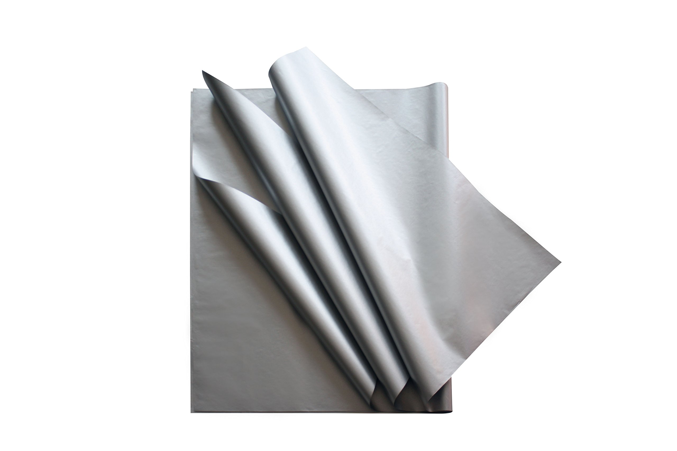 Carte Dozio - Metallic Silver Tissue Paper - 24 Sheets per Pack - 50 x 75-24 g/m²