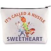 BWWKTOP Nick & Judy Cosmetic Makeup Bag Cartoon Movie Fans Gifts It's Called A Hustle Sweetheart Makeup Zipper Bag Nick & Judy Merchandise (Called Hustle)