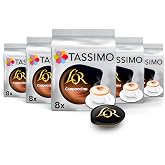 Tassimo L'Or Cappuccino 8 Discs Roasted Coffee + 8 Discs Concentrated Milk