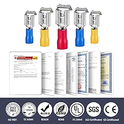 Chanzon 50pcs UL Listed Piggyback Connectors Wire