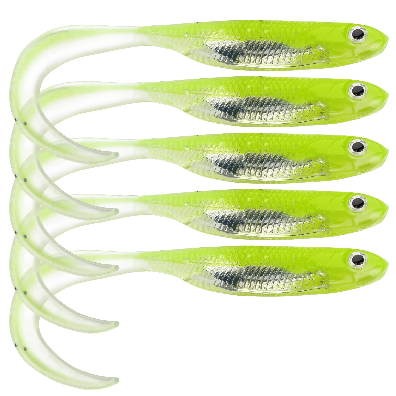 QualyQualy Soft Swimbait Fishing Lures Jerk Shad