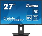 iiyama -B6 27" WQHD IPS 100Hz Monitor 2560x1440 1ms HAS view 1