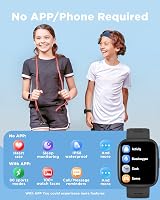 BRAVE 2 Kids Smart Watch 1.8in Heart Rate IP68 Pedometer 80 Sports view 2