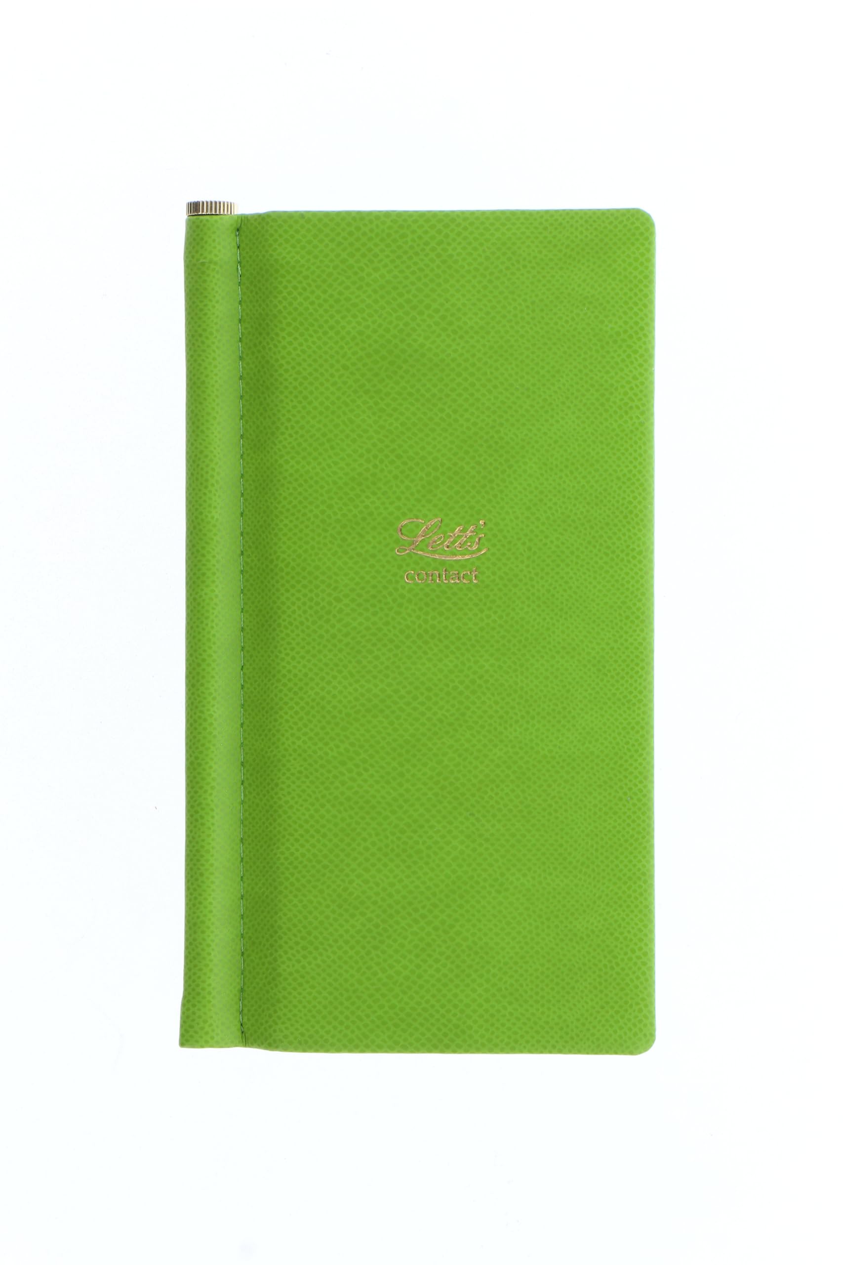 Letts of London Legacy Slim Pkt Address book Green