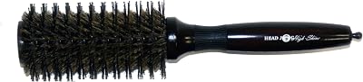 Head Jog 116 Radial Brush 34mm Boar Nylon Bristle Quick Blow Dry Styling