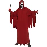 Fun World Crimson Deluxe Ghost Face Adult Costume, One Size Fits Most