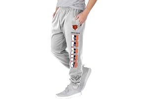 OUTERSTUFF NFL Kids Youth 8-20 Officially Licensed Primary Team Logo Stripe Fleece Lined Football Sweatpants Joggers Pants
